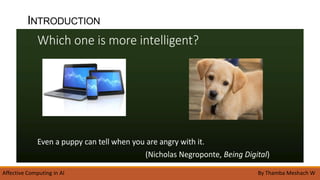 Affect Computing in AI | PPTX