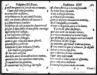 "'f
V> Sqtpb.'D,d:Ir;t'arte, ..-·Embtdrl1aí Ifte III
,~nprfllqt4exQ alfo~dr mi tormento. . .¡~l olmo ejleriJ" aJa 'OidfecllntlJ. .~,
COf!lo an/iañ~s per.dido.s . J los vme vna coyunda ' . "
.sp"eysfoI8 en//Qres, . el dá aeliA!uarri11Jo.
enp,,¡mauera de miedaclfloridos 1 ,J/~ Aelfu ,.a#..;ft}O,
masen viudez ~flel'#e.1 de amores ~ ¡)me el deJierto thalamo 111 ID1''Iol". :.
}f, fs!ñen'b"uto1/mtidós de el 1unq-uilJo~, rttatda, ' .
iriúpheys.demis pf)tlncias foP,rjores~ el vno eJ tlgalan,etro tJ la dama_
plegueaq.io.lfobr,,elmalfterQ, enemigo Tyo he de ejla,'.fmf~'go~ , 4
4ejcien1,a talcaftigo, que aun arde In '{ftr¿esvtfla1~ l
, tal infamia vltrage, y es tan.connaturalAl ental riego,
• fJn.bg.,-baf!.ofaluage" i 'lue d.1jttigfJ,y dlfongruo"renJJmlsl,
fPTIIO ,ts(jue'Vj~afifvnI'Jor ejleril, 'fin lJama.6 de ¡jie C;e!.,,·
fJ.tundoJieraJni bruto ¿ay v;iuimt4,que t¡liuíf? AJurlUplt1a.J).
",e~J",dele.tiarIribNto,ó[rNto. . ~ ¡',1Zt amop/ti IjtlnllJl11hSIn 1'"'de/J,
t /"tlS'f.I'J.II/ic¡¡llga"glmtas -1 tUxar a V1J,(lurpoji<io'r" :.•
•'e l,uaiies 2..tloJlI4 'lIJe eJfuer~:1J6 'lIiua- AI1J:mdo,
laniJ~fu.dlmo1'dem()nl1l"~cj()nestMltAS~ ó:t¡a~ mmi.jpi1"4miiJ '
!uantasjon {u,s G.arJ~'irmu am.oroJM~ tatí VlUi/i,,, tlll'l()p,NJn1(nl iffÍl'Í'hl~'
fe enp.,1f'J.'}"tln.14JphmtiM" pUt'S virh lJ1).eJJI',í./iaYJt-~
fl enamf)rIJn !asjllJrBs.l.yl1fs.."ifM. .'" á ·{)imr,jiI1cJ¡uePI 'éliJa a1iteJiM .
,. . 81,~ '.. z ~ Comri :'
t. t :.~ "
© Biblioteca Nacional de España © Biblioteca Nacional de E§fJaña
 