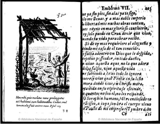 Heu~~mc"ktur meusp,."b'1!l"fu.r
tat lzalnfmu Cum lzalntattizbuf e"dar.7tUJl
-twn";',,,lafud animnm,a P'/a¡'''9
© Biblioteca Nacional de España
';"Emble~:fvn/' ,. Al '
ueyaflnp¡esJirial,ai1,it/I!$~; ~ ,.':' ~,
l~m~ Oe.uaJ,,.. amlls noble ImperIo '
·libe,.!a:lmIS mlebanbr~1 tlJntlln~ '.
es rey~~'tn."'.ásth,,-~~fo:~~I~'t~~/:·;~
oyfoil} plleJoetJ Crur.Jlet.lI'fur {JIU',.
u,mdo.tu',viJápara'obrar "dho.' '
~; de of'mturefuiriere tJ Illaguetio' ' ..'
!¡,n~~!ni..f~faA~ ei.tilT},onúiáfl.. ", 1
9Ja1t,!adm!rovn D/oique le drjptda~f
'rPduo pc./JeedorJ entilao dueño,
iviue-'d'lu~!Ja itqUI. no la IJUt aaoy.1
oljJ~!~/{o,~I'u¡u, fJqu~{JjI,'V}da ,,~,: ')
e'(abj,endo aJefu,$ to~~ lo ign()r~, ;
uere',yv;'J,-e.r¡~a~ F?'rf·I.~,it;lu ¡tri/) ,
mora donde 'lJúü,end'hriji"mora, '
,¡;iJida:enjul/pirituje t{to'na't, : .:~
:q1't.¡jfJ~(J{ ,nu/oIJel.,,,() Itl,re¡jJ{/ntU~,
91~r(lFhi~ humano;h'V/:,., endiofo'do'f9
";IJEiftO,lJ "u)"Vorr,b~a el cuerpo 'elmo
1'P~Íi1o'1lé fiH tihjirefa t!T)'lllbf6 4Flio
'.-- cr ,,' .'iti
© Biblioteca Nacional de España
 