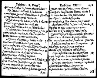 : r ' S'l2rpíros nf. Parré"; 1 E"mbtémá XIIU;,: , ~4.
¡ ffl' e~nt/.InjJienfri¡s~,njtl'tSfoá~II.~·! ~gDU' t&l9tll4gloriá6.1eomo e[ptt'¡J,
, ?X!.'alla el belJofoltijil¿()l'a6l" lli Aunp.sra luego ttJ.nto b~enes t~r.e. :.;
' ..rro en elgrantJ6' OU/l1no,"¡á tjl1'eJla Ocomo t.rátU rUA prrmal4tr.a JSi
IIt,.°feO.. VOIlJ;md() rmou.J4a. ;tj !1melfertil OtOñ9 Jt[pBjlJrJ.J, I
' ~d/tlhuye la LU1JtI~nidl". eOMUfuI en{rllto,1flor ttlma pe1'fiutr'lJ.
efiurece,que ata" hel'mofodi.. '¡ Aq~i en Iriflal lafuente ti,efatal,aJ'.
Luna,BJ1reltas,rSol nofllen beDa/. 'epJrte en ,.¡os,eu1a1 agu~puras
,Mucha 1IIlnr}J ~¡J no~henegra)y fria JI ~obI4" enP
fu margen :etrtJtuiJ.*
~ntr¡J en ej1" l"eglon1m elta1'd()jÍm'ífJ :l QE.1tto Tepe,y TMfllttl t~fiJJpmttlru
'Imt.. Cln ellagraue rompañia. /pimtCiJ en el hono1' ,J{/m J.ll'litnu
.Deponenel capote.))' trifle ::r.,er.~ 31 ton ¡tmto tÍ tu tJerdrJd jtJmbr.1.S .tftlir"/~
JIIublu obfi'ur,u ¡ !a alegre cura, " Pueblan mujicas"ms Ser..pl1lfJls 3;
'lue mue/boa vn m!fmofu'/icpre ,.i(uen~o~iale!.r41!ardyfo,r en ~afí;.l~"
OIU:::,/in noc~eJo luz:,perenne,clar.J ~ Itern~ IJjufol ¡'"r.m mIlfdimu.
fuentr: dr (l:lrld~~.dof1de de ¡-¡ficho, J " AfJuideflo'" tarJ&plar1ta {)f¡l~tt J~"
/in reparar./ul dlaíe rlpara. , 'f."; losfrutos pend~1J canflruadDs
Sletrt! 1'11/1'vczeJ/icti m:u qPhebo 3) •;rfref,tU ¡o~m:u enJazo11 tcmpran".
~e el C()rder() ~,; lampara,y /(;1 ard" De áqui muy lex~Jpm~!~y cu¡Jado}
¡In mtU fJuttrtll,fue f1l miímQ ~tfb(J .{JmtJronrealu,nl/:tspunttU
:fJ!!/P"ciiúII ay leño,. ij'; m.u4g;~I'tÜ ' ¡~jman~¡oJyJ intúc1()sSo'~áoJ. Ni"
,,¡//J~
© Biblioteca Nacional de España © Biblioteca Nacional de España
 