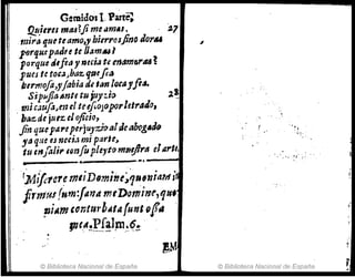 Gemidos 1. Part~~
!2!1,i,rts tntU?ji meamlll. - ~7
.mir¡¡ queteamo" bitrr(ufino doy.,
perquepallte te OamM1
p01.'que tilft" y ~tri.J t~ marl1f~rlU t
pueJ te toe~~baz qtltfi¡J
bermofo,yfabiadl 'm/ora1ft4.
Sip".fitJAnte tu juy:.t() 11.
. fJJi caufo~mel teefi()lopor¡etraJo,
b¡J~de juez. el oficio,
fin quepareperjuywalJeaboglltlfl
!a que IJ nui.1 mi par,e;J>
tu elflaJi,.limiupleyt(}mlltjl,.." el",,'1.
•
.rM.ffi'lcr~ tnliVBm;1u~1,.,nia1Jfir,
¡rm!#(""'):[4'114 mtDominr,qttl
piltm eQ1JturhÁIA{UlIIQf. .
f11fA~Pf~Im.6• .
: ~. ----~. .•.. -.-
© Biblioteca Nacional de España
,
' . : , '
© Biblioteca Nacional de España
 