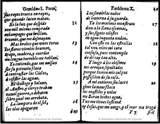 ~ " 'GClitided. P1rtt~
tMs",oltru'ú" elt""yll~
p'fJtumJo INeín matAn.
BII.I" que difl'iJe
'""mil miefJIscomp"'¡.
II'§IMllpagol qUlbriIJ,,,, ,
InIm(JSIqlU me I.tjmay'''' ,
, MAl bt'abostjUI ()nos to"al
'101fi"Ol vientos brAman,
'r"po, mJdII'&,y cuerilM .,
",,1e",~ h01'rlblemi habla,,~
r..erJIimrJo,fJ.ue Inl M4ifln
p'fu potmli&j/&I.
..t(me,.".fl~" los C¡,!OI~
~ riflflj~ ltU"lUM. ,

" BlG"Oeg9' SO/Ano,
,;tl J.sflre,y ci,rfo trtÚ,1.'
1
, fJA1U/gue,.,..,,.deb~ltI'J
flbrl.J.ual mi"rI'Ih,d6l.
,l ¡:~¡.",par.¡ dnlfol,
¡/lS oJas,p¡l:Ar~~
-: .- J
© Biblioteca Nacional de España
1)
14
, Emblem¡'X "
~n(}fit'~i"las nubes ~,
¡J, 1mterna IÍJNguaru.
rA Josmarinos monjJl'Slos
¿:l1I ala Zontl ej~"m"s.. '
yfusfignos ct/ejlu ~,
ei¡ agu" inquutll ,,¡¡Jan.
Con. yIo m las ,/lrtJldl
t~1 vez:. miro111; ca,."
,confufo,pues contemplo
lit dó (/Ir t.1n alta.
'1'III~go ..los abifmol
me Ilrroj,mfepult.tda;
porqlJe.tomen mis eul¡:11
po/fifilonJefo ca{tl.
, ,Á mientitrrojin I"cU
gime/a ntlllefJaca .
IfJS maJliltsy vI/as
me lJoP~;1'J !lechos a(Ju¡J~'
1I 1'n3 mI tieneslaJl~I11"!. .1
.,/ efoJ,fJ.u~ meanegoJyel,m"., mI tl'dg¡J<
, F 'l- jiti
© Biblioteca Nacional de España '
 
