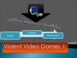 Violent Video Games  !  
