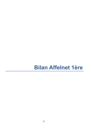 Bilan Affelnet 1ère 
23 
 