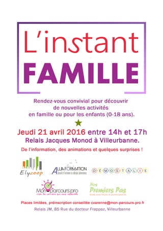 Affiche instant famille