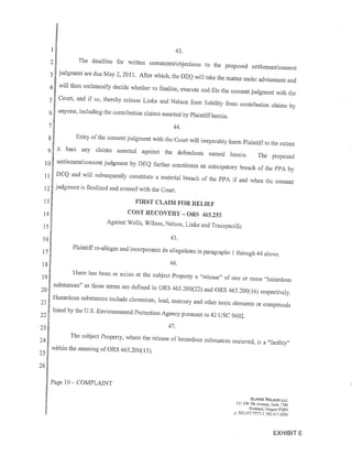 Patrick Lucas vs DEQ