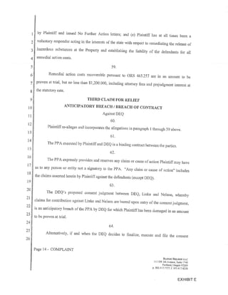 Patrick Lucas vs DEQ