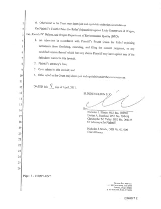 Patrick Lucas vs DEQ