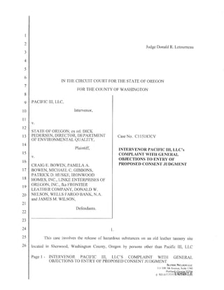 Patrick Lucas vs DEQ