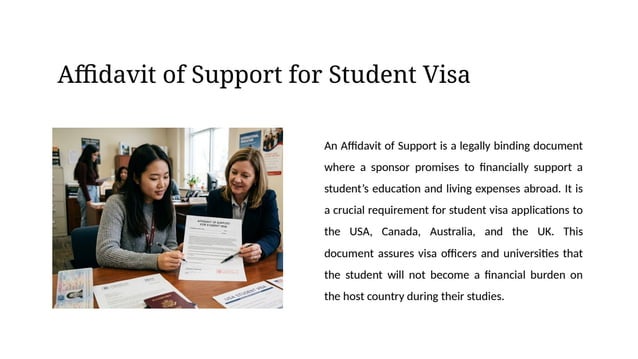 Affidavit of Support for Student Visa 2026 Complete Guide