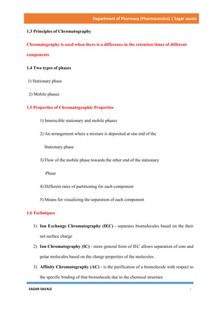Affinity chromatography | PDF