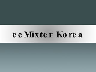 ccMixter Korea 