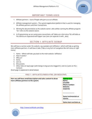 affiliate management system