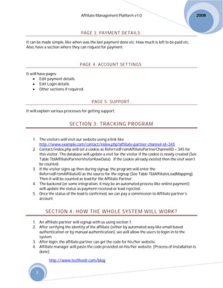 Affiliate Management Platform | PDF