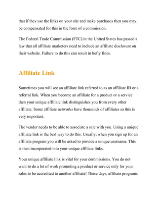 Affiliate Marketing from  A-Z
