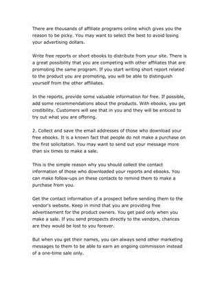 Affiliate marketing a_to_z secrets