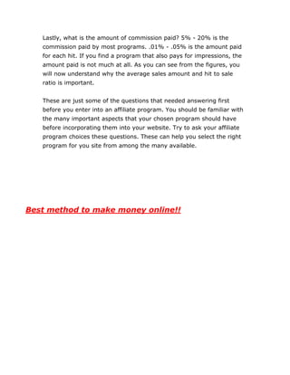 Affiliate marketing a_to_z secrets