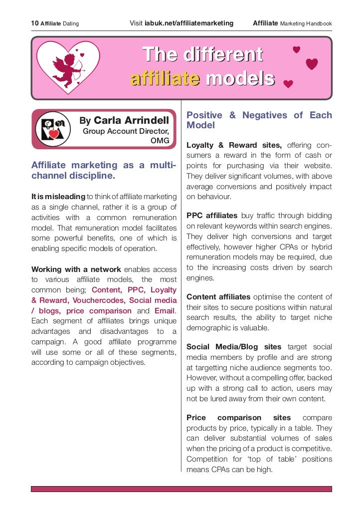 Affiliate marketing dating offers