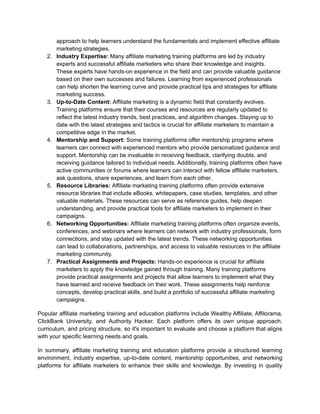 Affiliate Marketing Tools Pdf