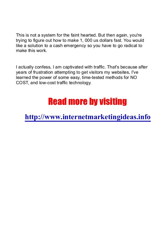 Affiliate Secrets How To Make Over 1 000 Dollars In 30 Days