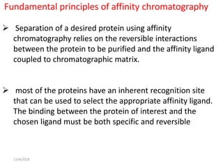 Affinity Chromoatograpy | PPTX