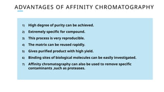 Compound Affinity affinity and exchange of ion and resin molecule | PPTX