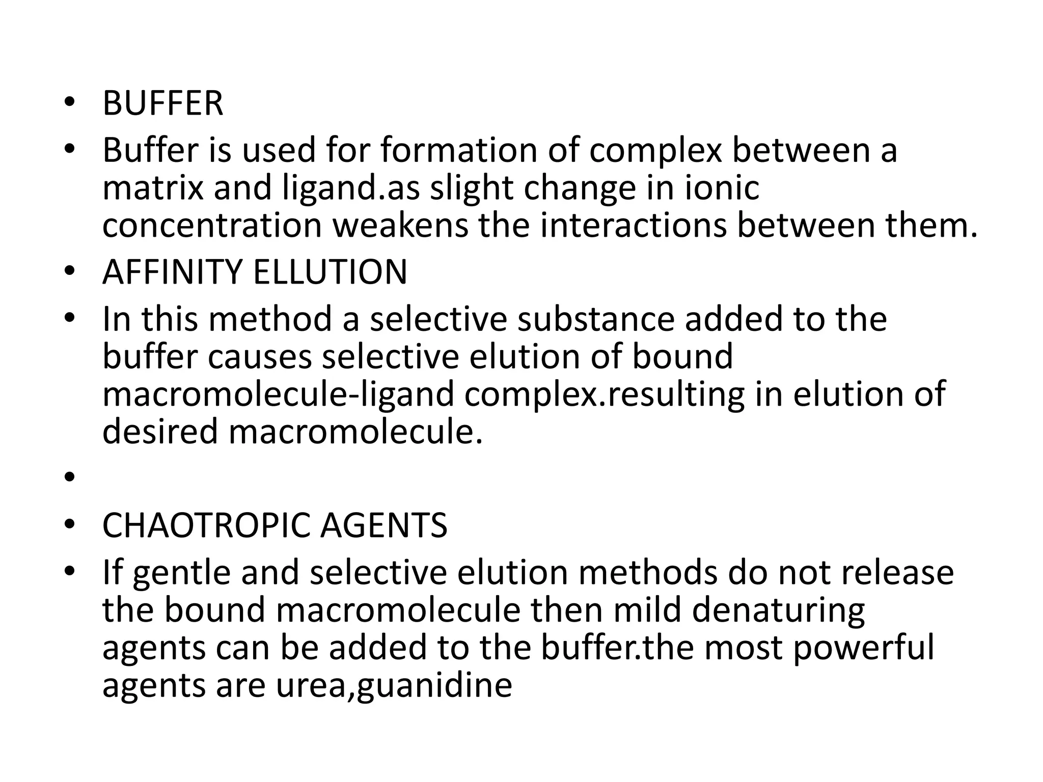 Affinity chromatography ppt | PPTX