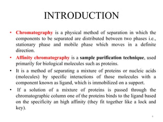 Affinity chromatography | PPTX