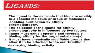 AFFINITY CHROMATOGRAPHY IMA SEMESTER 7.pptx