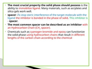 Affinity chromatography Introduction Theory Instrumentation ...