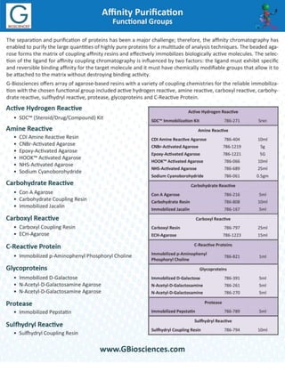 Affinity purification chromatography | PPTX