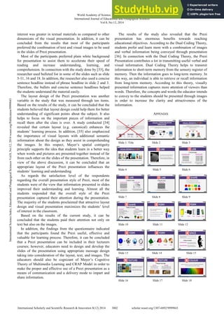 Affirming Students Attention And Perceptions On Prezi Presentation Via ...