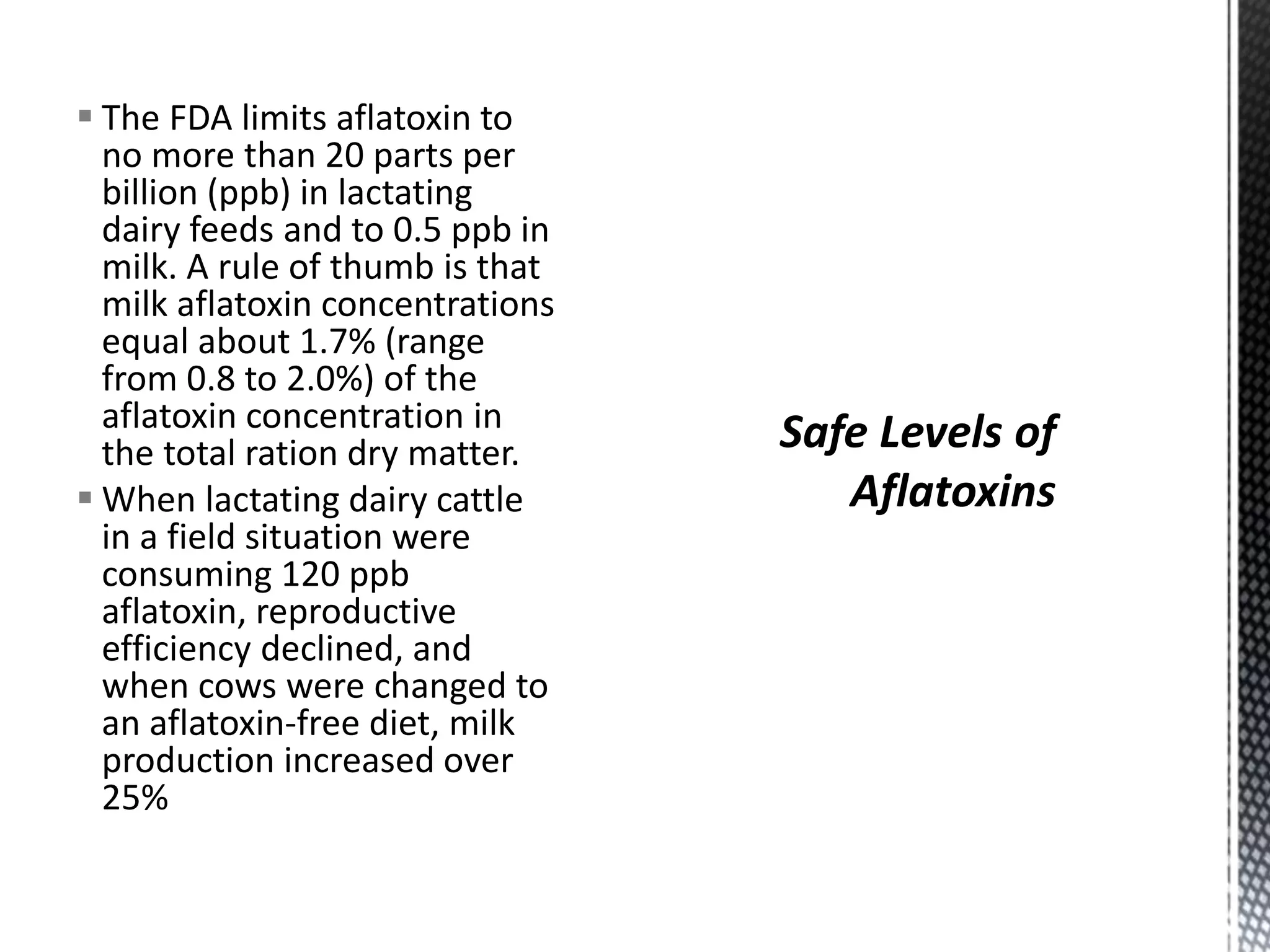 Aflatoxicosis in farm animals | PPTX