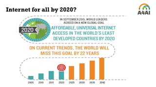 Internet for all by 2020?
 