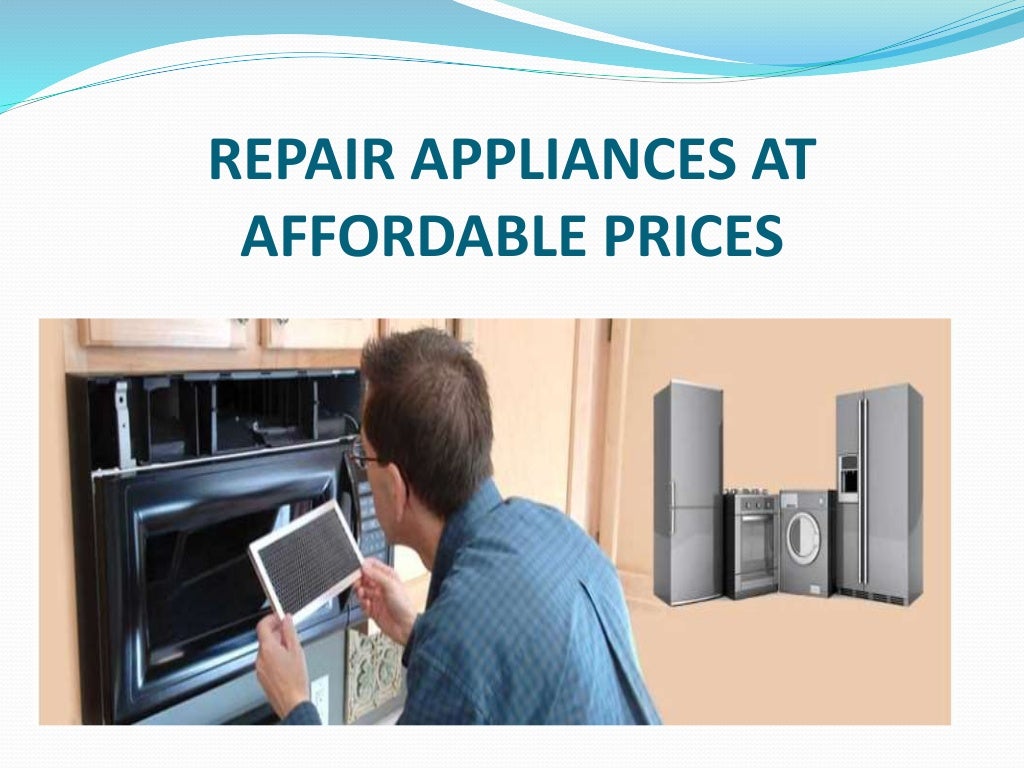 Affordable appliance repair services sydney