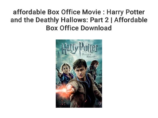 Affordable Box Office Movie Harry Potter And The Deathly Hallows P
