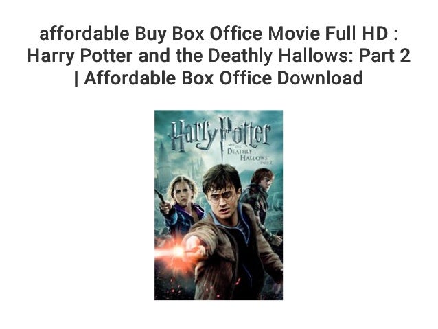Affordable Buy Box Office Movie Full Hd Harry Potter And The Deathl