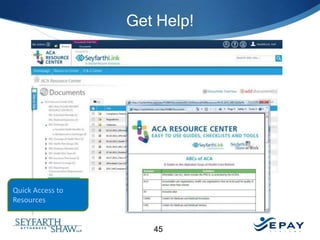 Get Help!

Quick Access to
Resources

45

 
