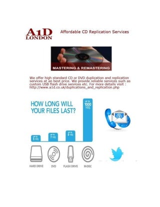 Affordable cd replication services
