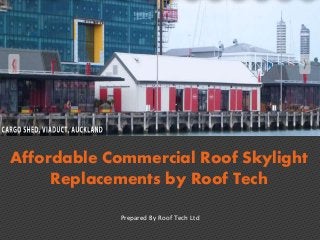 Affordable Commercial Roof Skylight
Replacements by Roof Tech
Prepared By Roof Tech Ltd
 