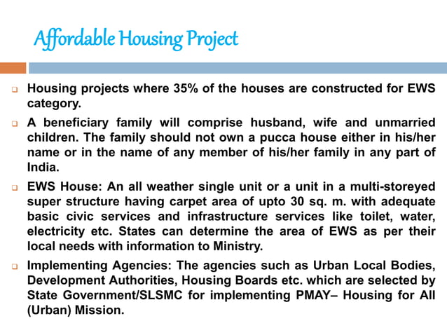 Affordable Housing | PPTX | Government Support and Welfare | Financial ...