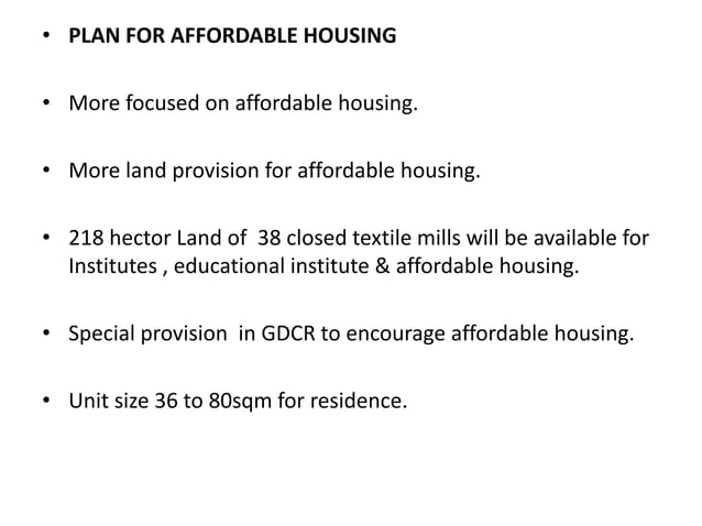 Affordable housing | PPTX | Government Support and Welfare | Financial ...