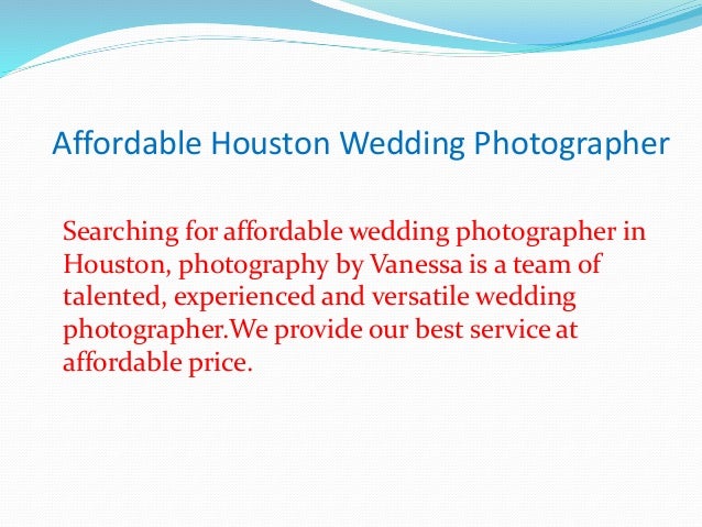 Affordable Houston Wedding Photographer