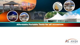 Affordable Portable Tents for all occasions
 