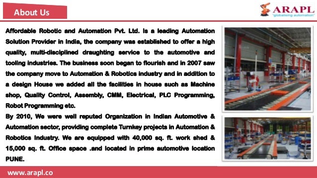 affordable robotics and automation