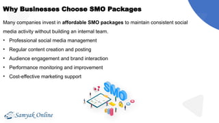 Affordable SMO Packages to Strengthen Your Social Media Presence ...