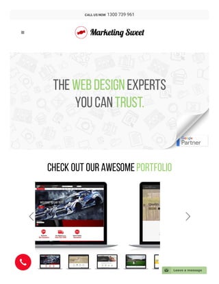 TheWebDesignexperts
youcantrust.
Check Out Our Awesome Portfolio
 

CALL US NOW  1300 739 961
📧 Leave a message
 