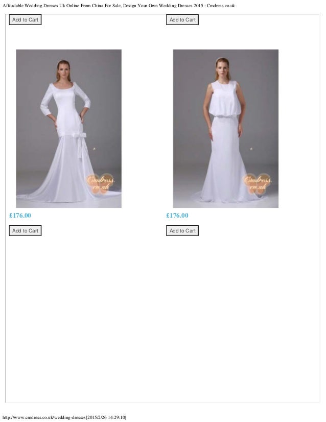 Affordable Wedding Dresses Uk Online From China For Sale Design Your