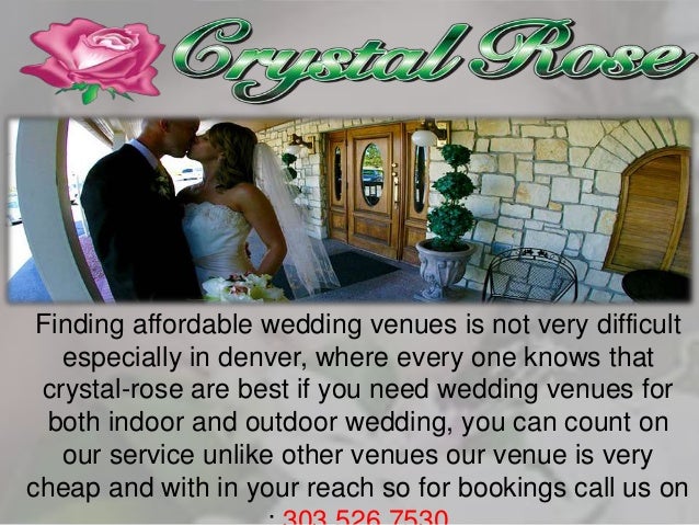  Affordable  Wedding  Venues  In Denver 