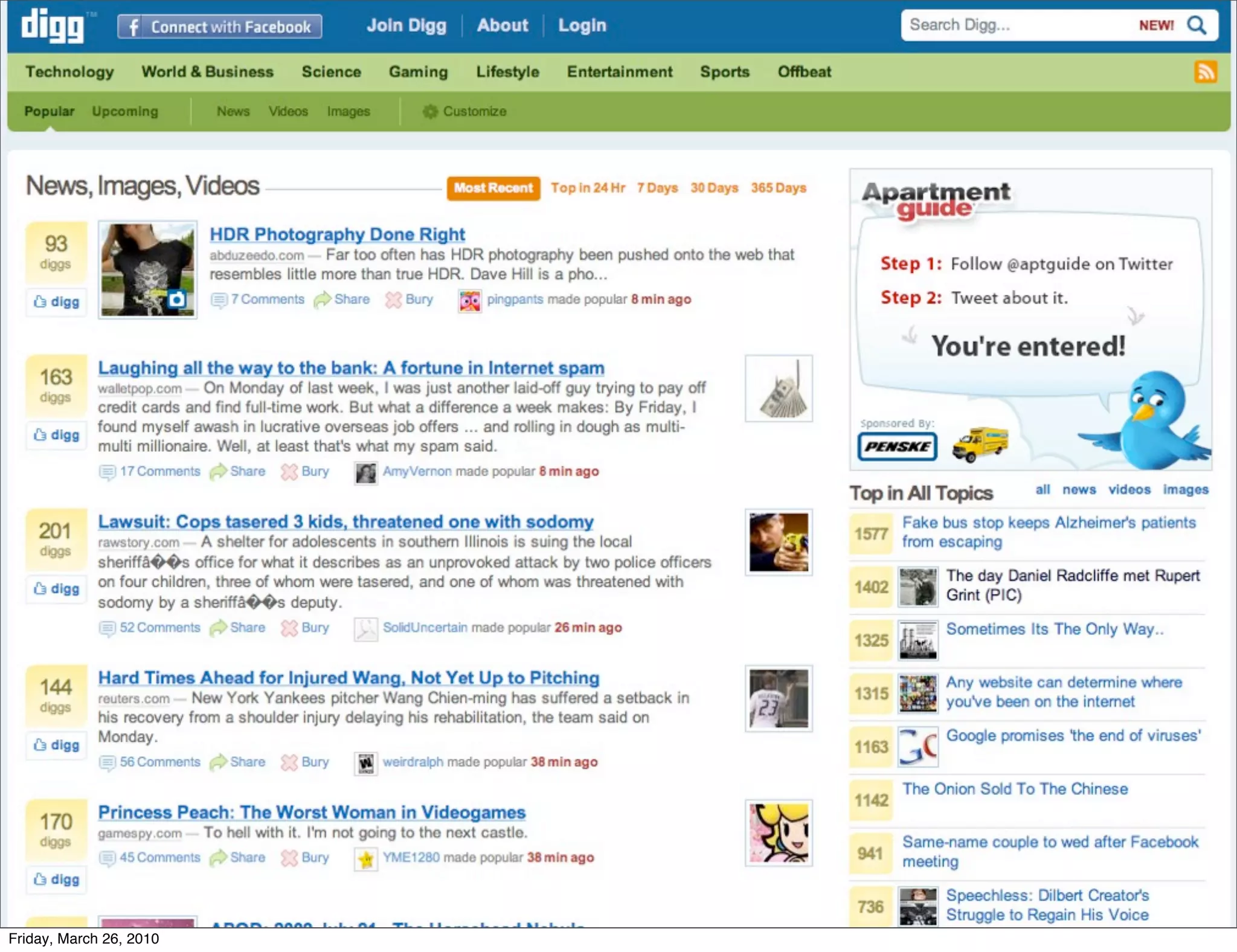 Friday, March 26, 2010
 